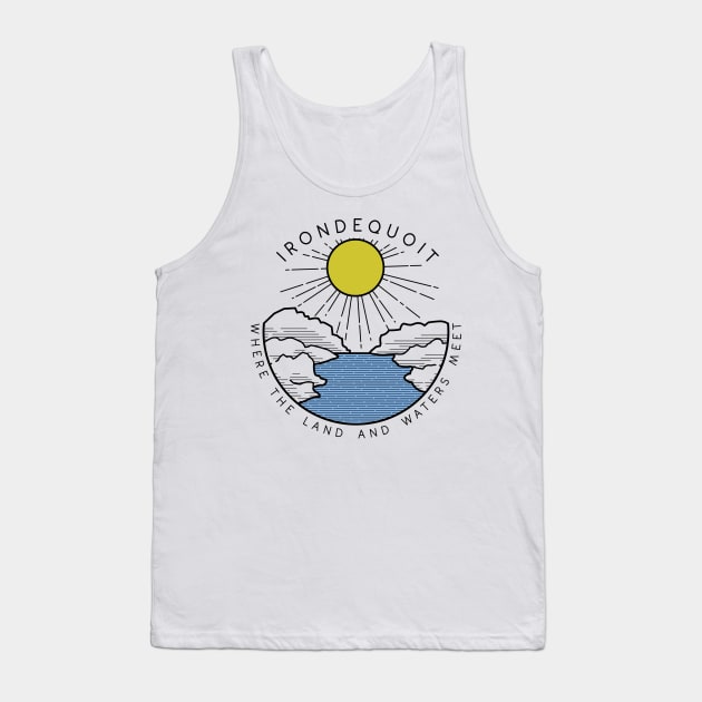 Irondequoit Where The Land and Waters Meet Tank Top by todd_stahl_art